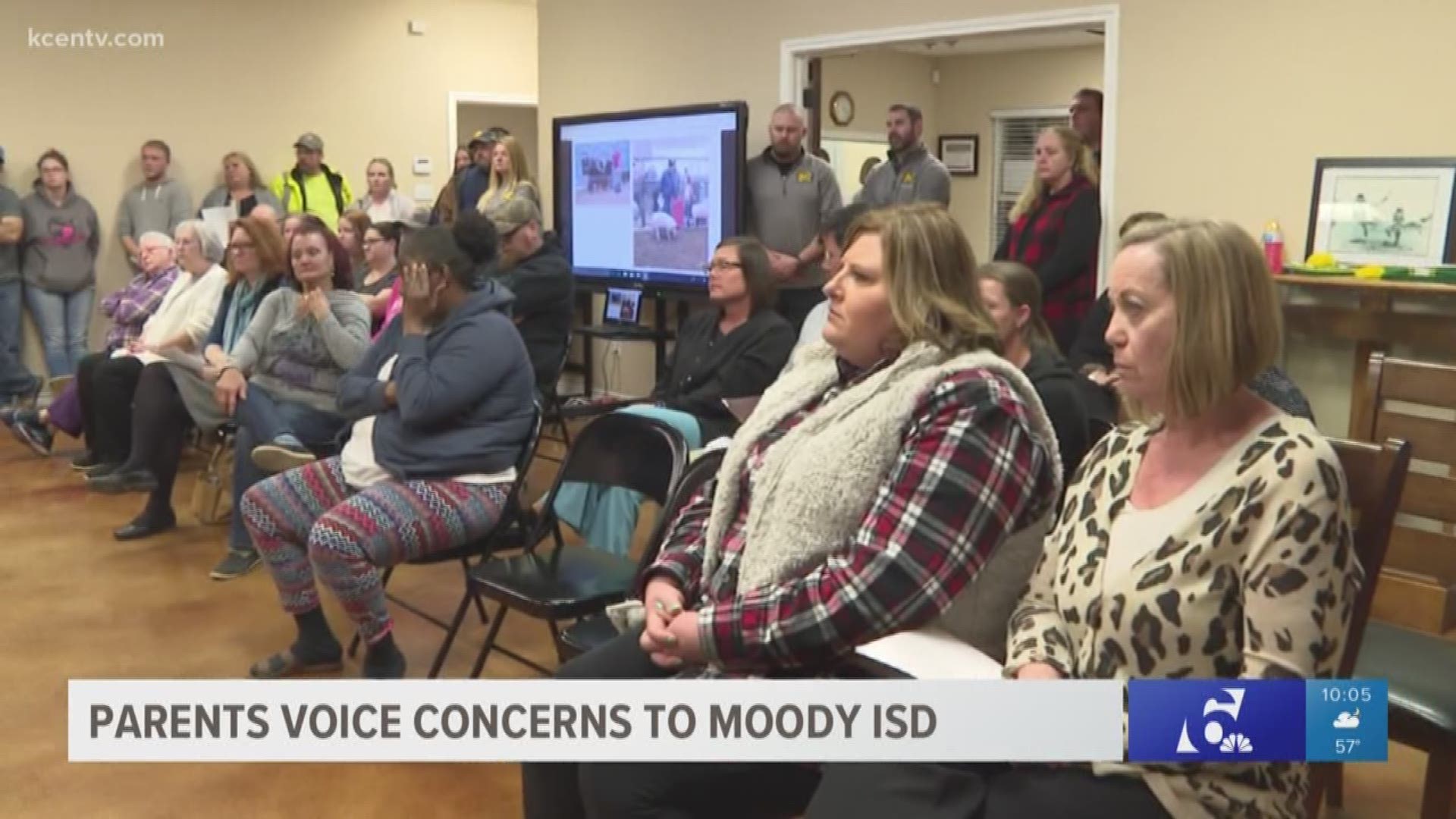 Parents in the Moody Independent School District packed a school board meeting to voice their concerns about why they were not notified about a possible terrorist threat.