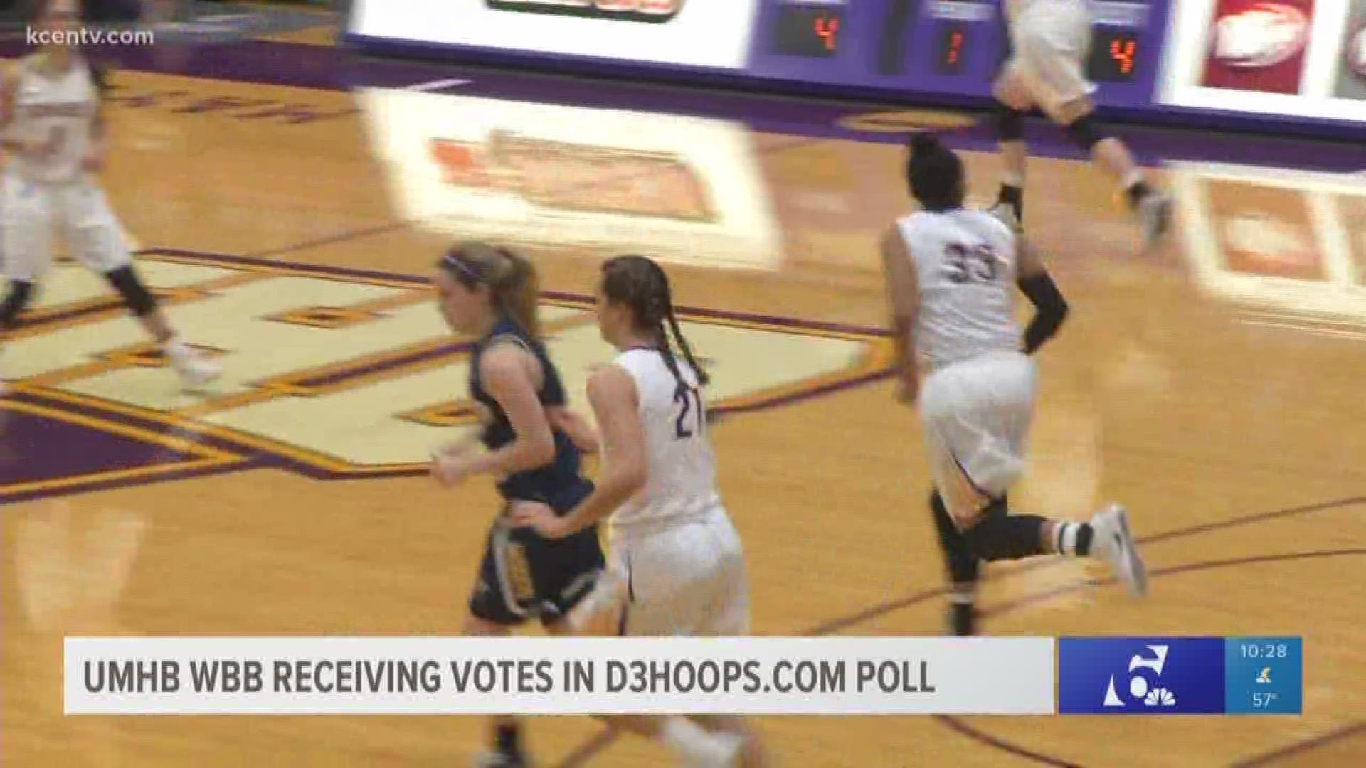UMHB Women's Basketball receiving votes in D3Hoops.com Poll