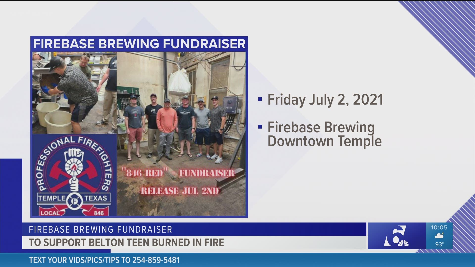 Fire Base Brewing and Temple Professional Firefighters Association - IAFF 846 are hosting the event.