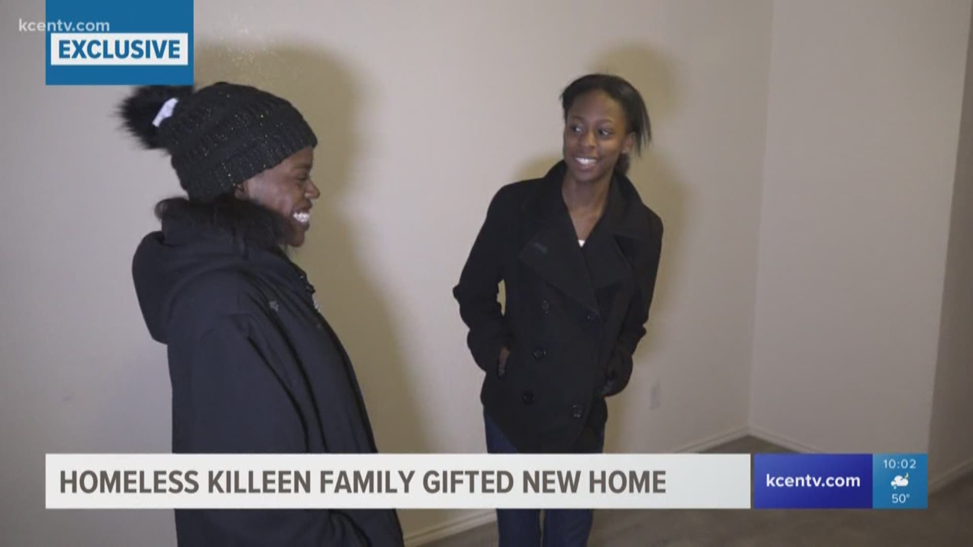 Homeless family gifted new home