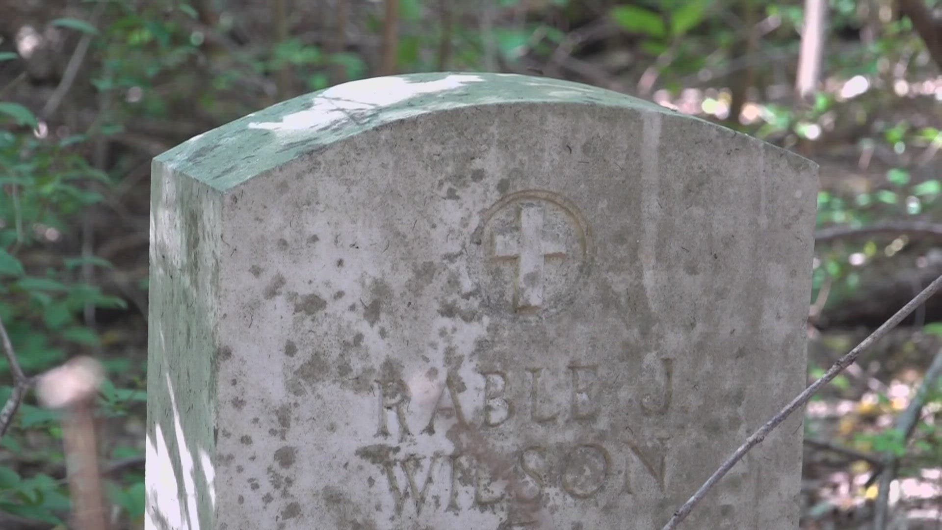 Community members want to honor those who are buried in the cemetery by cleaning it up.