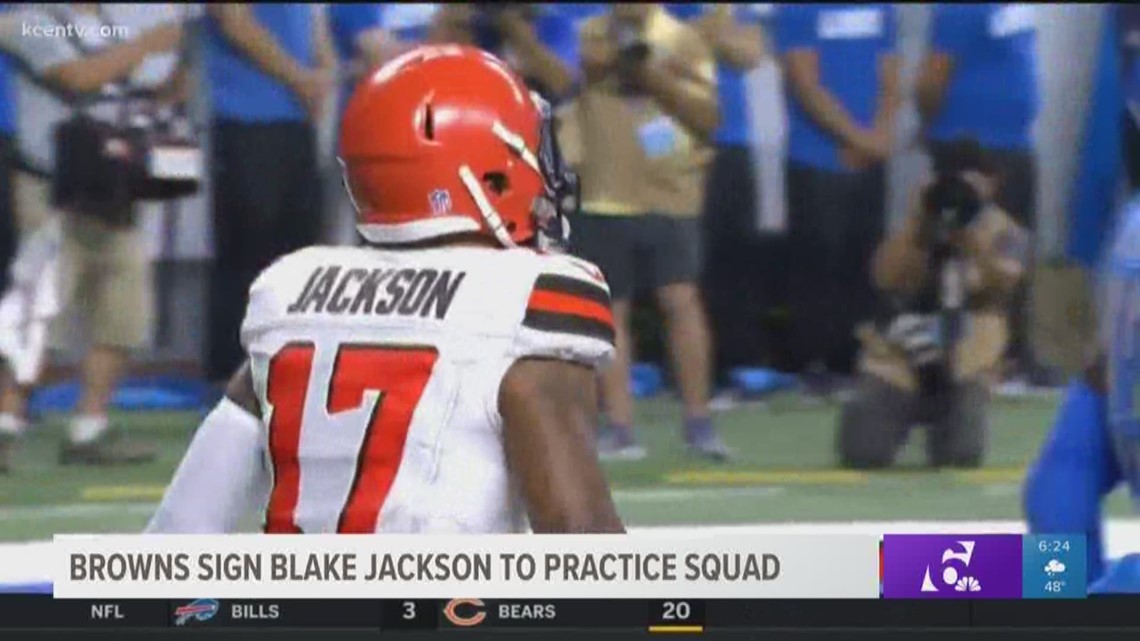 Cleveland Browns sign WR Blake Jackson to practice squad