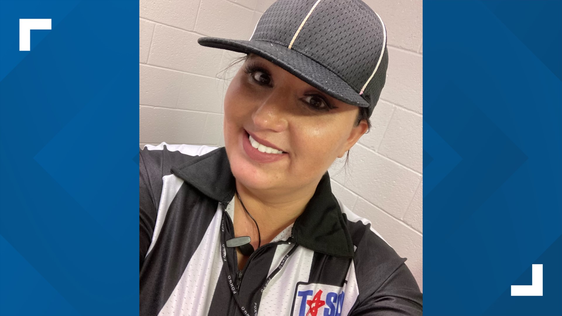 Jenifer Calhoun served on the first ever all-female officiating crew in a Texas varsity high school football game.
