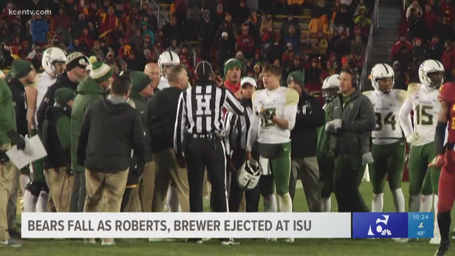Matt Rhule said it best after the game: He doesn't think he's ever seen anything quite like Brewer's ejection.