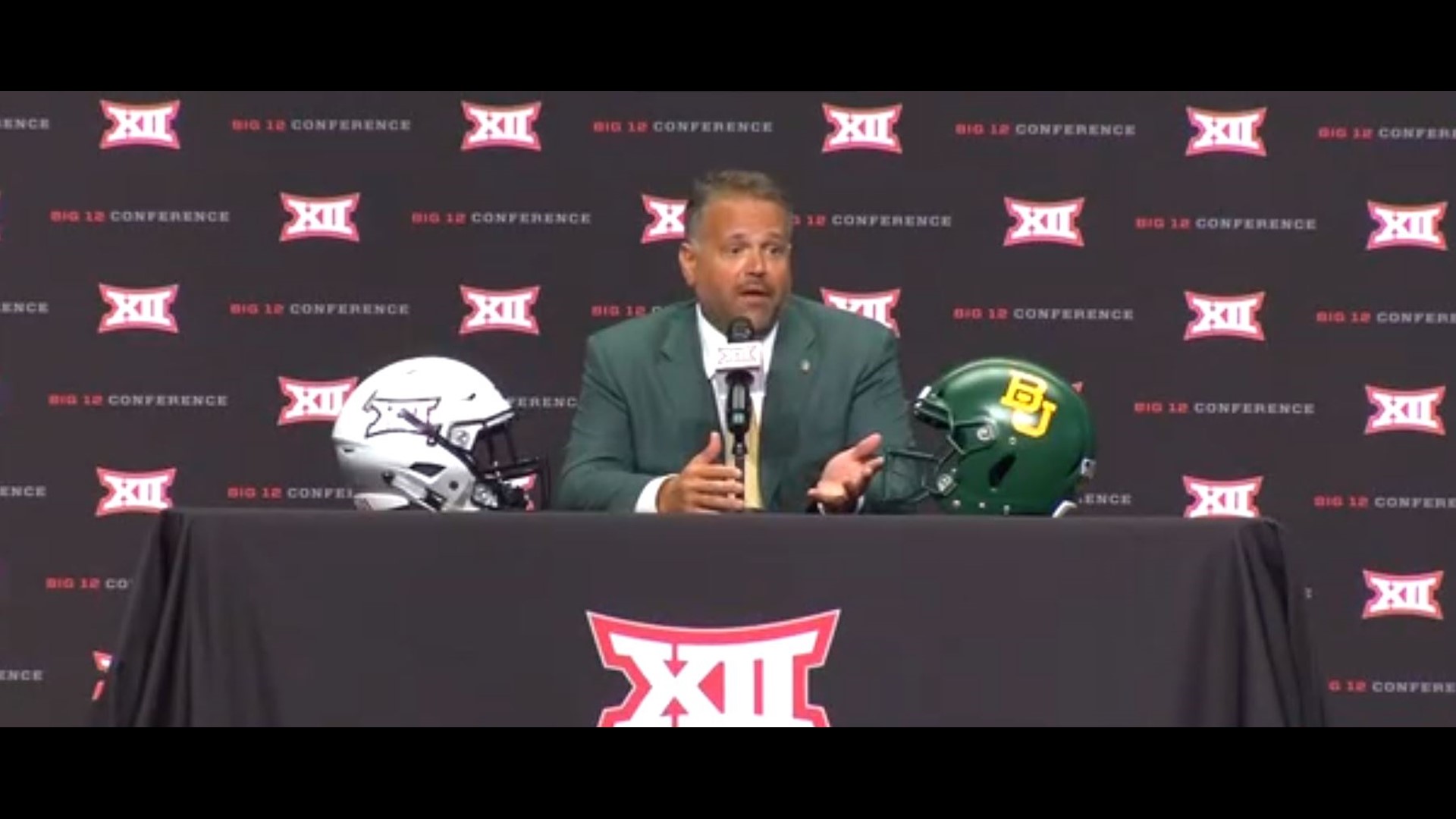 Head Coach Matt Rhule looks to improve on his team's 7-6 record as he starts his third year leading the Bears.