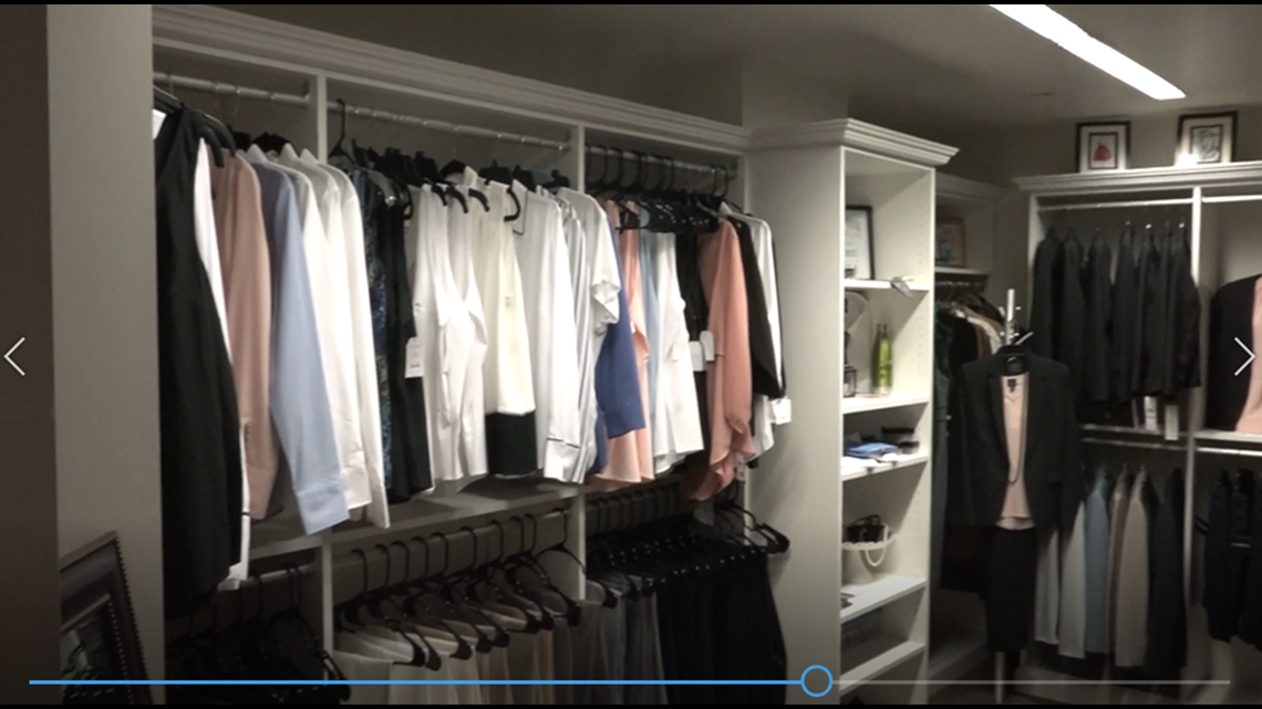 Baylor's Career Closet provides free professional attire for students