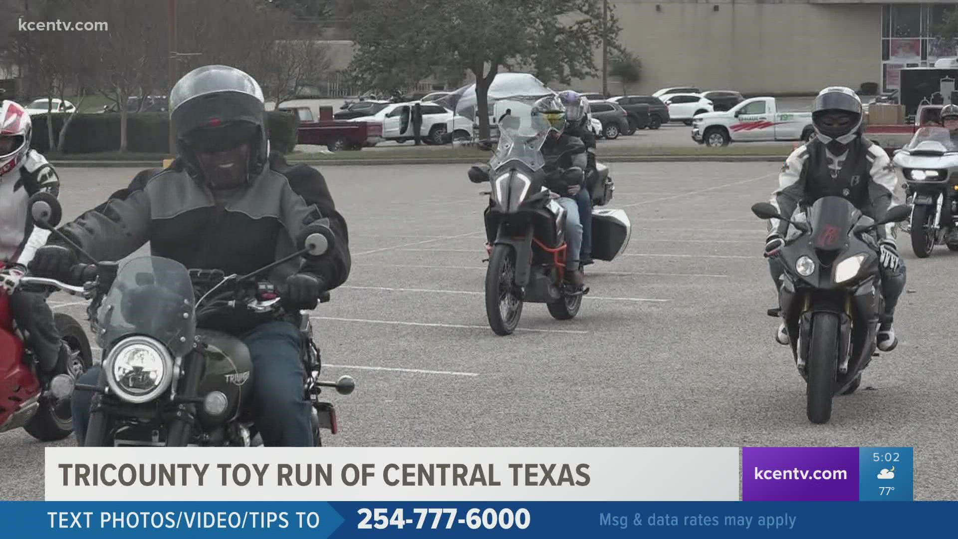 Bikers from all Texas gathered together in Temple  to ride together for a good cause.