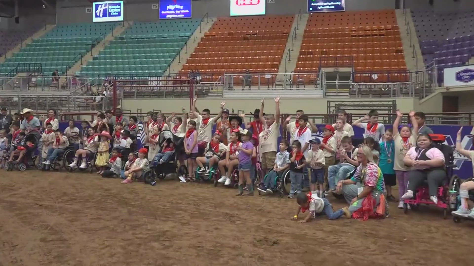 The event allowed children to live out their cowboy or cowgirl dreams.