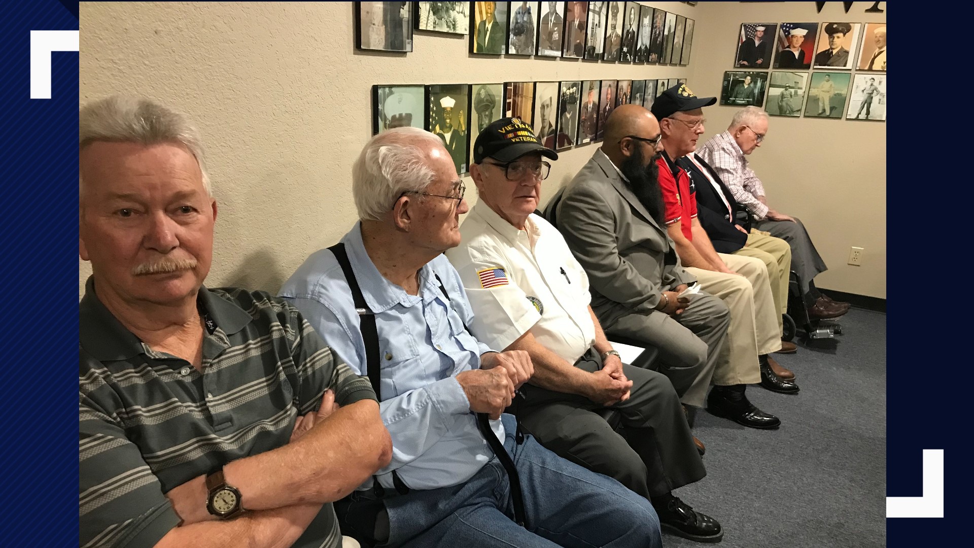 Congressman Bill Flores presented the 2018 Texas District 17 Congressional Veteran Commendation Award to eight veterans who contribute to their community.