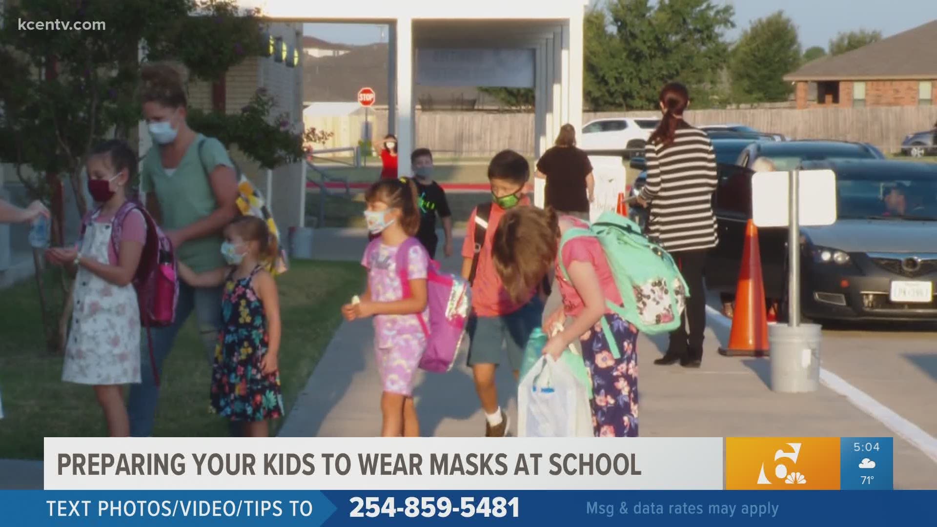 Kids will have to wear masks for several hours while they're at school. A child therapist has advice on preparing them for the new year.