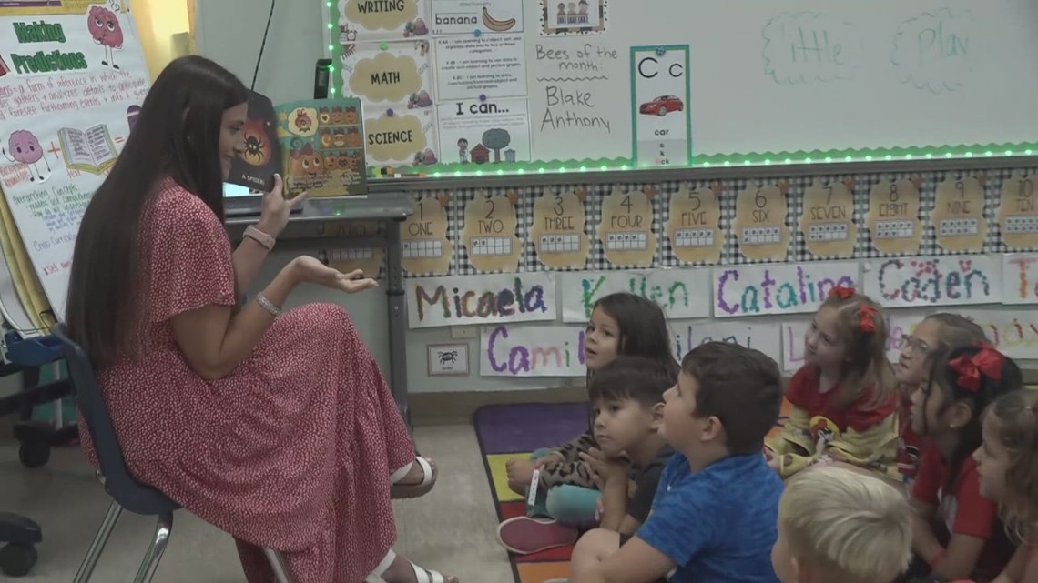 Academy kindergarten teacher writes her own book to enhance student learning