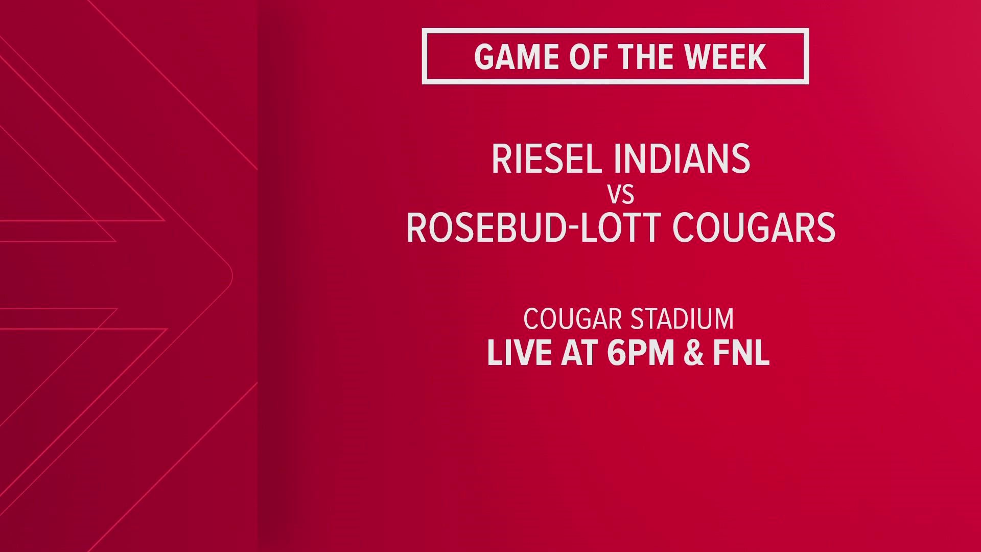 The Rosebud-Lott Cougars will host the Riesel Indians