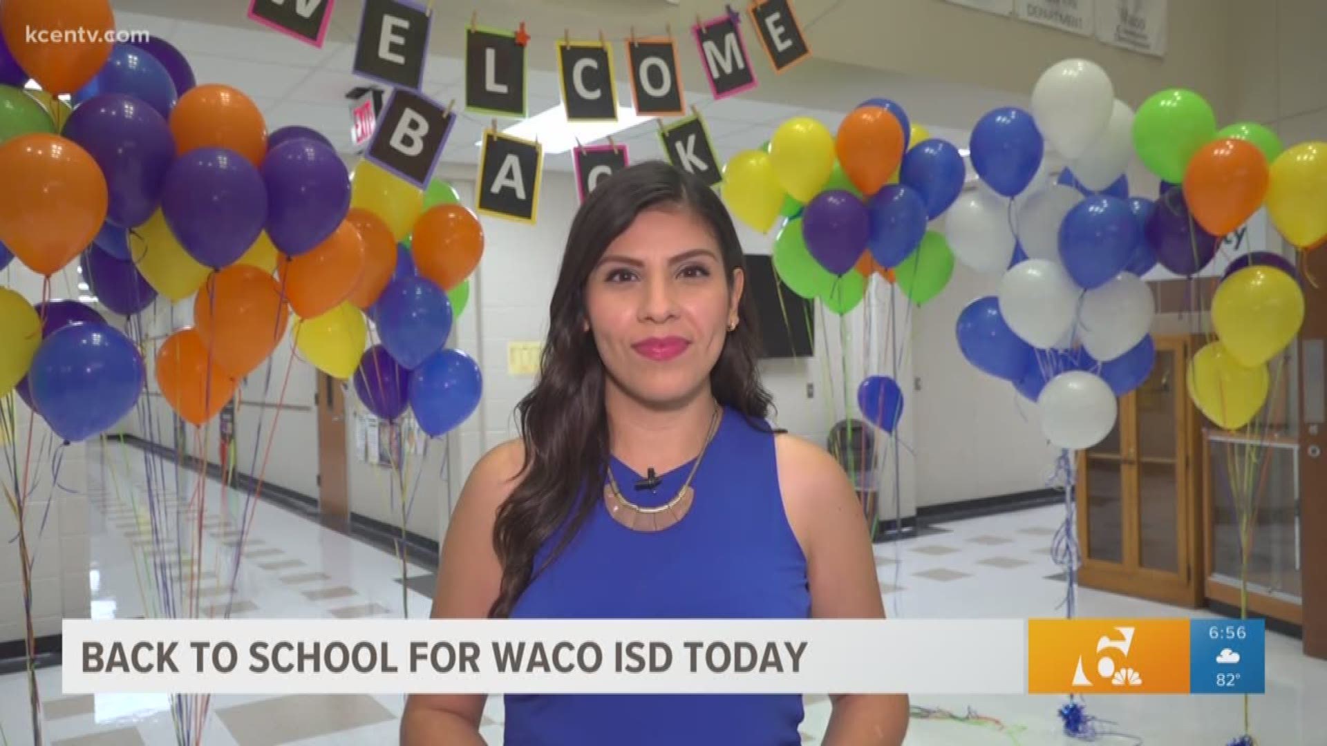 It's the first day back to school for students at Waco ISD and Midway ISD.
