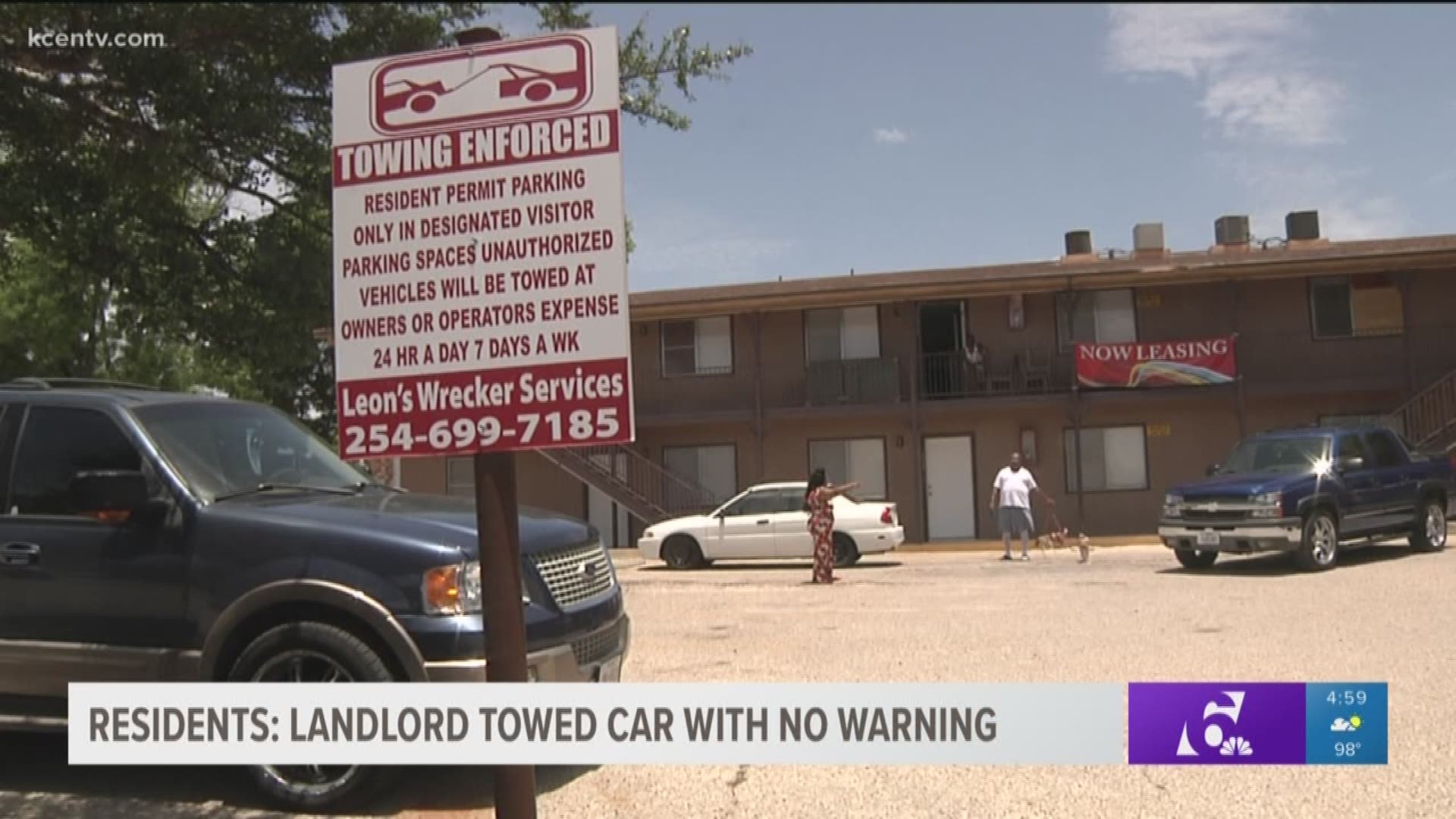 Killeen apartment residents pay hundreds to get their vehicles back after they were mistakenly towed.