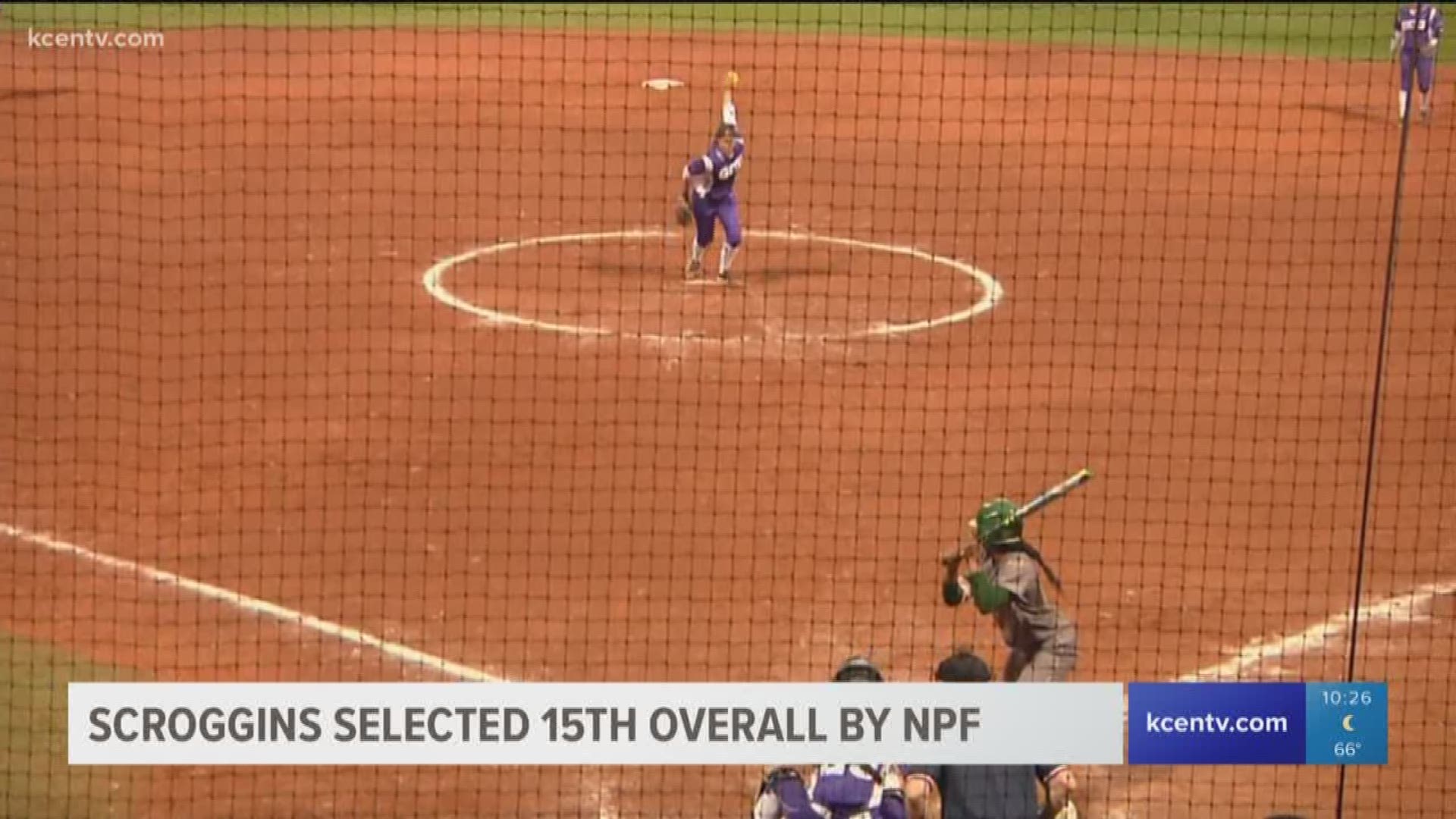 Baylor's Jessie Scroggins was selected 15th overall by the Chicago Bandits. 