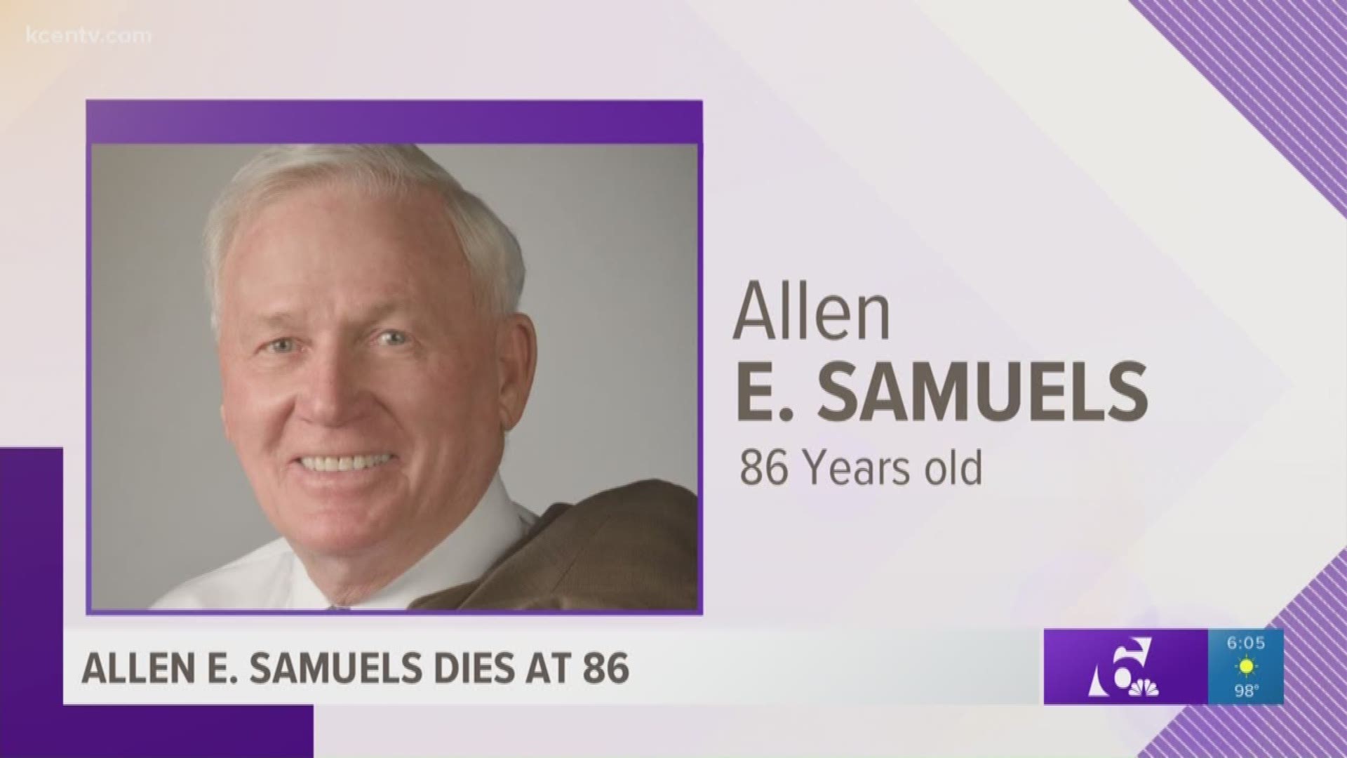 Samuels died Friday from complications with pancreatic cancer