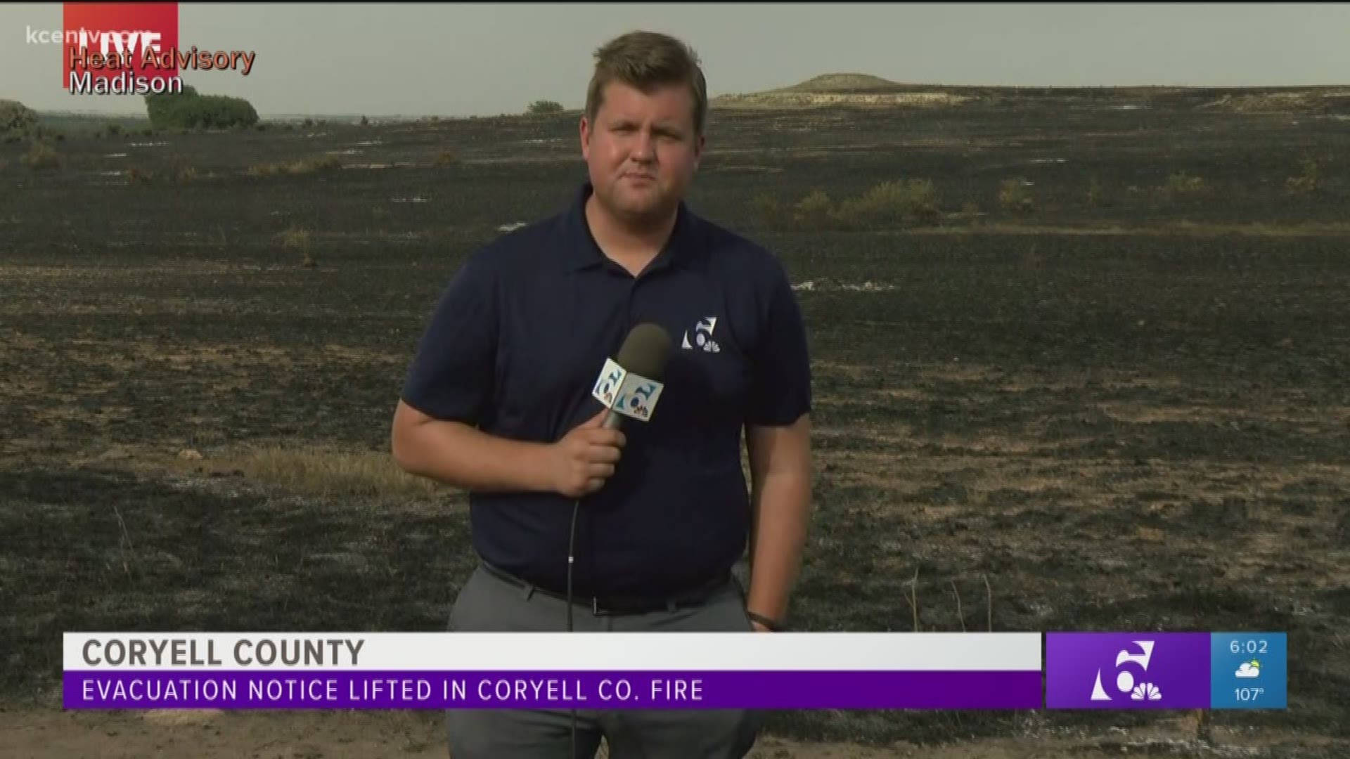 Coryell County residents are back in their homes as the fire's forward progress has stopped.