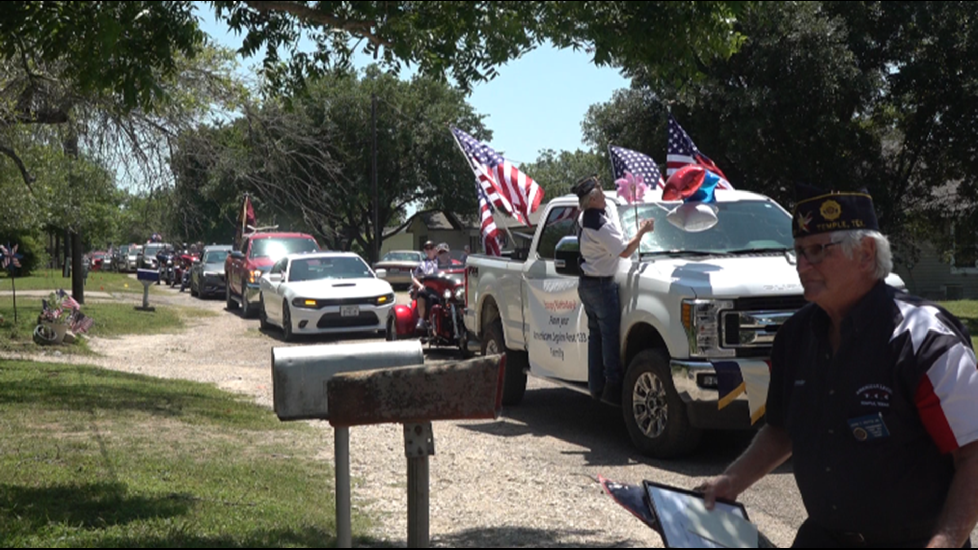 Navy veteran J.C. Alston didn't expect a large birthday turnout during the COVID-19 crisis, but the community found a way to safely celebrate his life together.