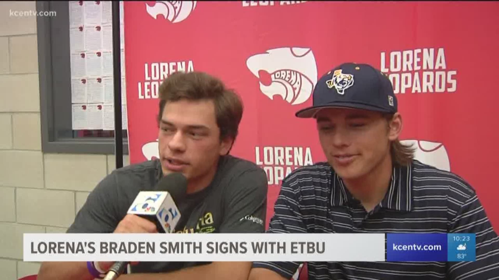 It was a big day for Lorena's Braden Smith as he signed to play baseball at East Texas Baptist University. 
