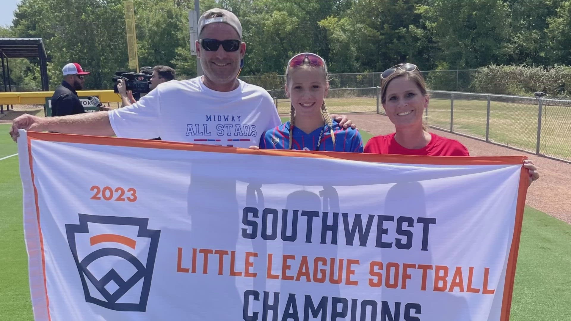 After bringing home a championship banner last year, the Midway softball little league all star team is looking to defend their world series title in North Carolina
