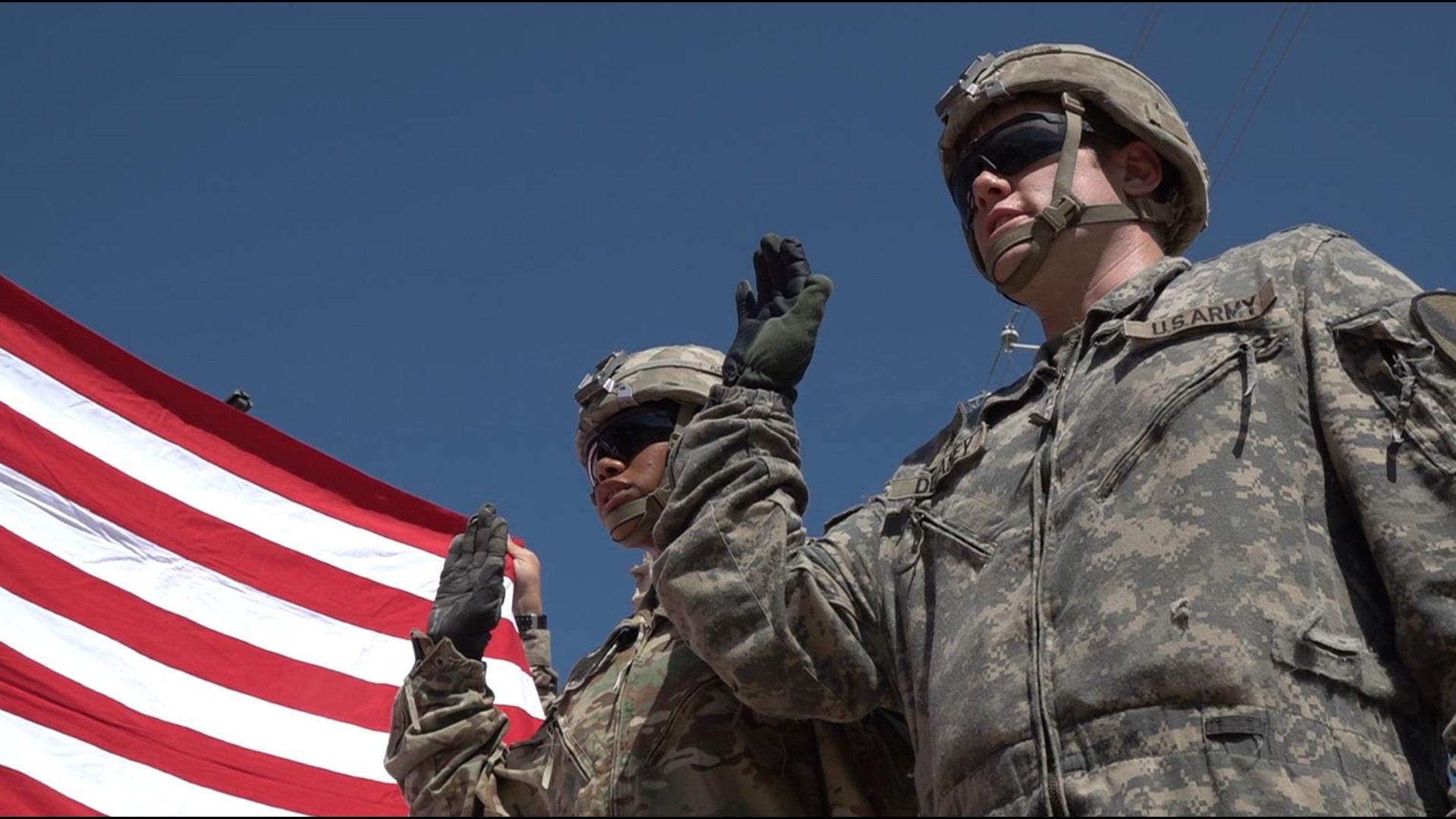 Six Fort Hood soldiers deployed to the city to help with recovery efforts.