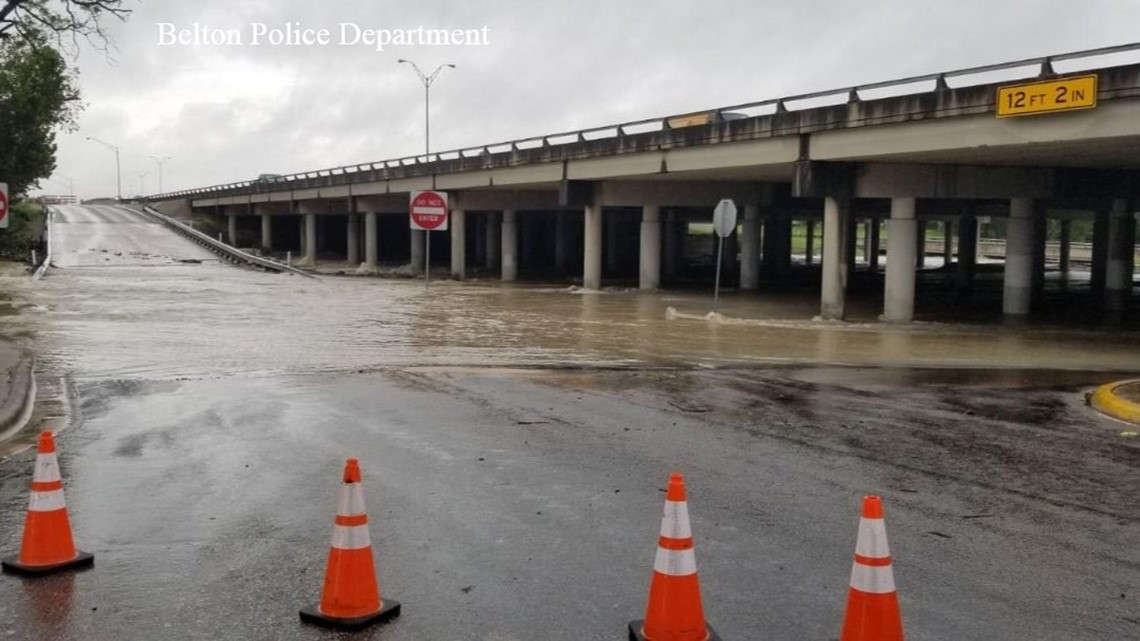 Heavy rain, flooding closes roads across Central Texas | kcentv.com