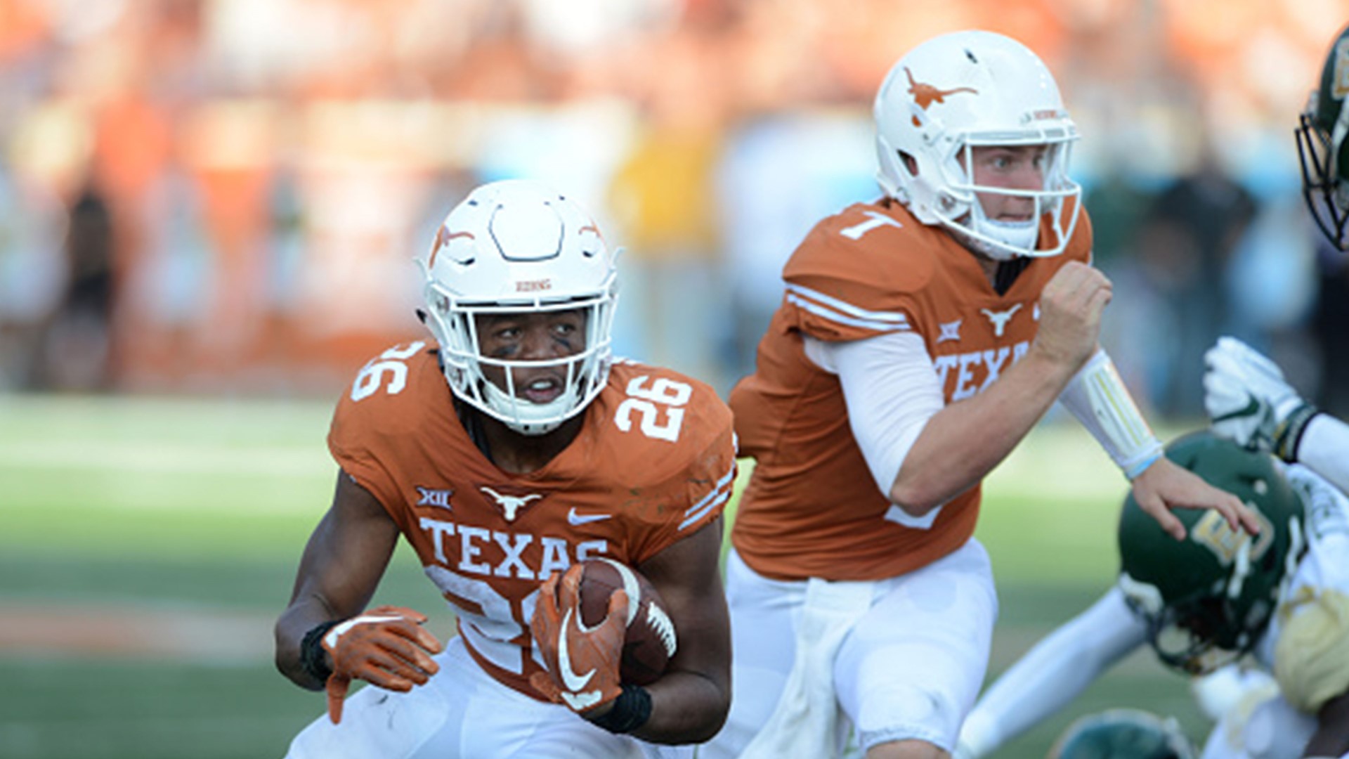 Keaontay Ingram had 708 rushing yards on 142 carries and three touchdowns for the Longhorns last season.