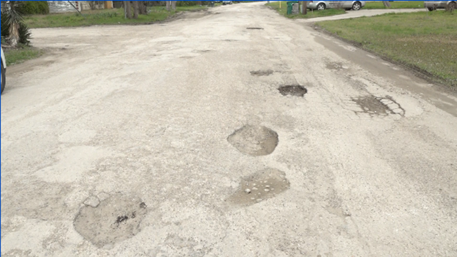 In February, after waiting on the city to make repairs to the roads, some residents took it upon themselves to fix them.
