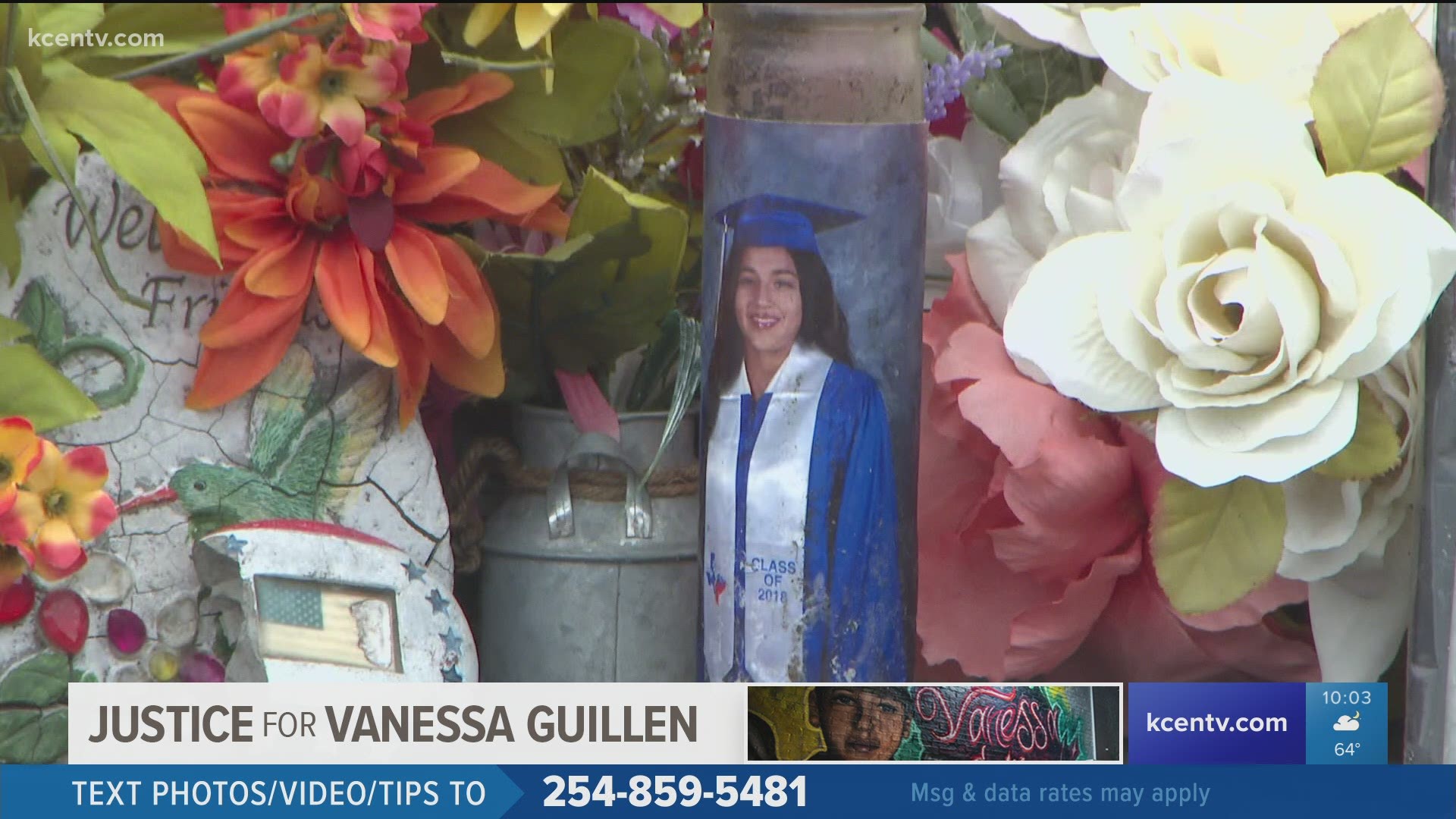 One year after Vanessa Guillen was killed on Fort Hood, people from Central Texas and beyond gathered in Killeen in front of her mural.