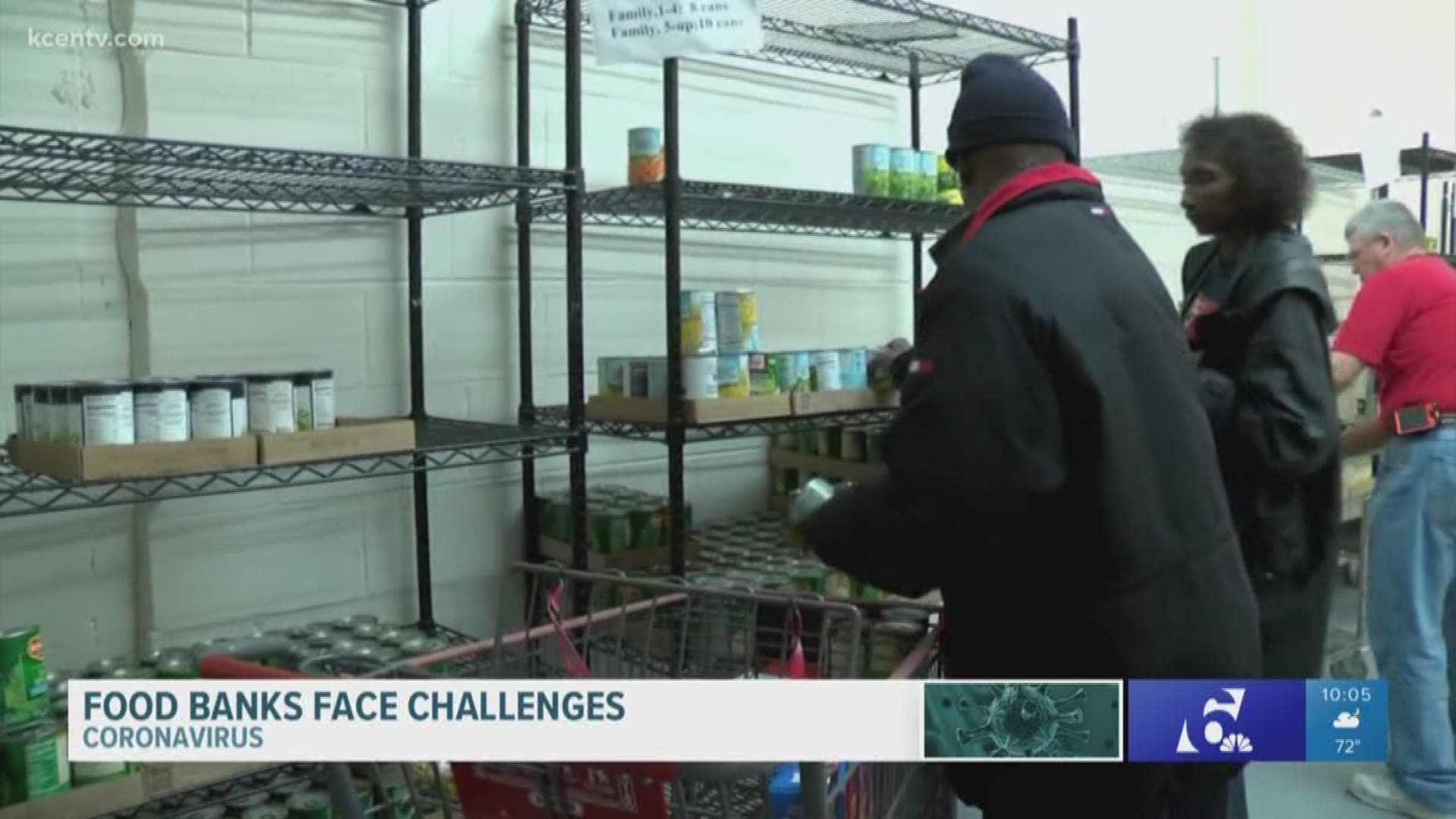 Food pantries across Central Texas have seen dramatic increases of people needing food as unemployment numbers have risen due to the coronavirus.