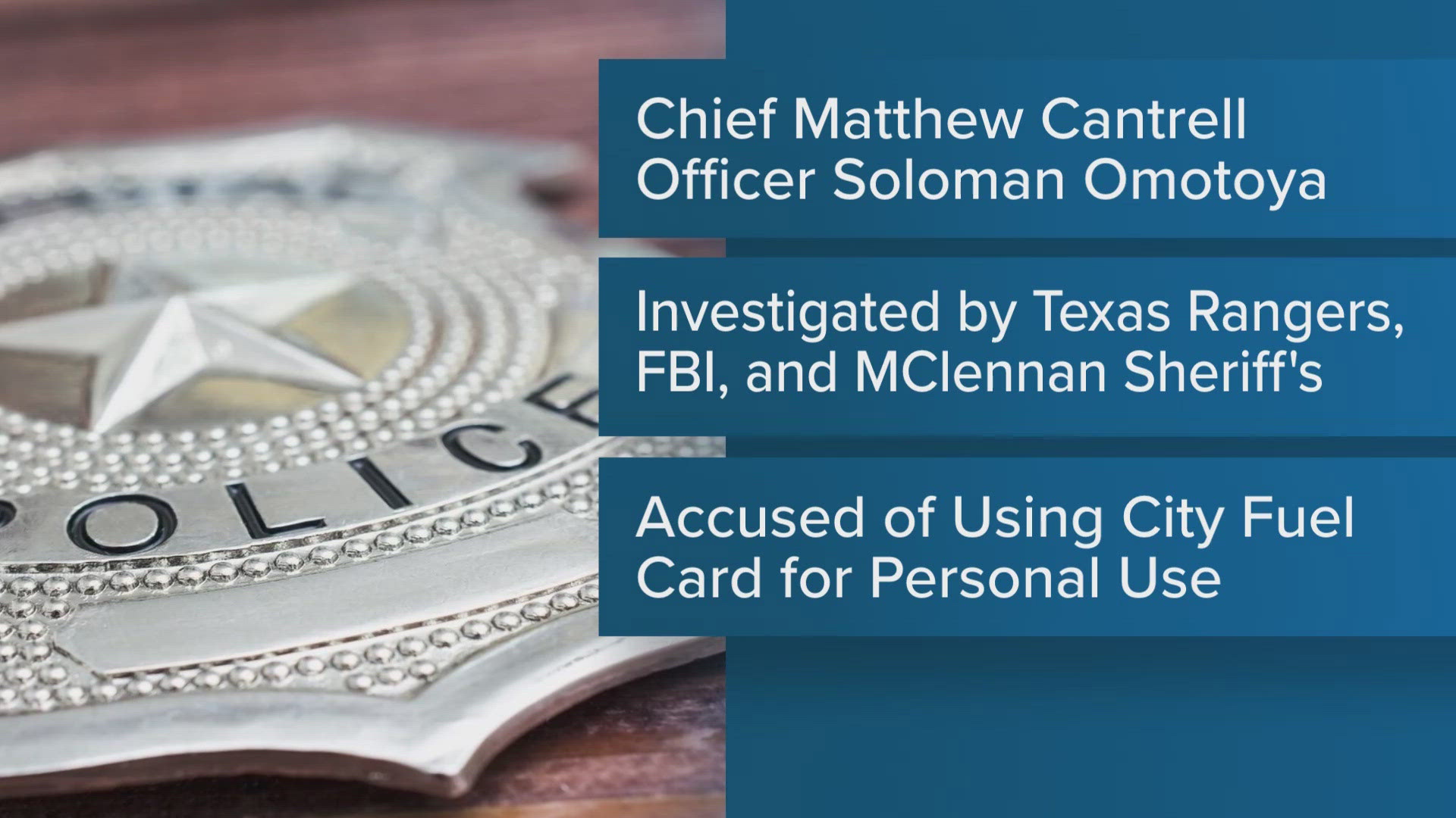 A legal representative said in a statement to 6 News that the city council has made a "spectacle" of the two officers that were arrested in February.