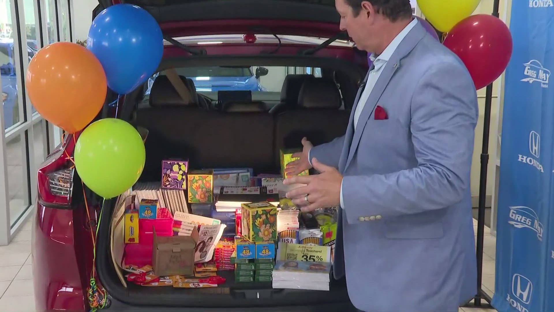 6 News was out in Temple, Killeen and Waco collecting supplies for Central Texas teachers ahead of the upcoming school year.