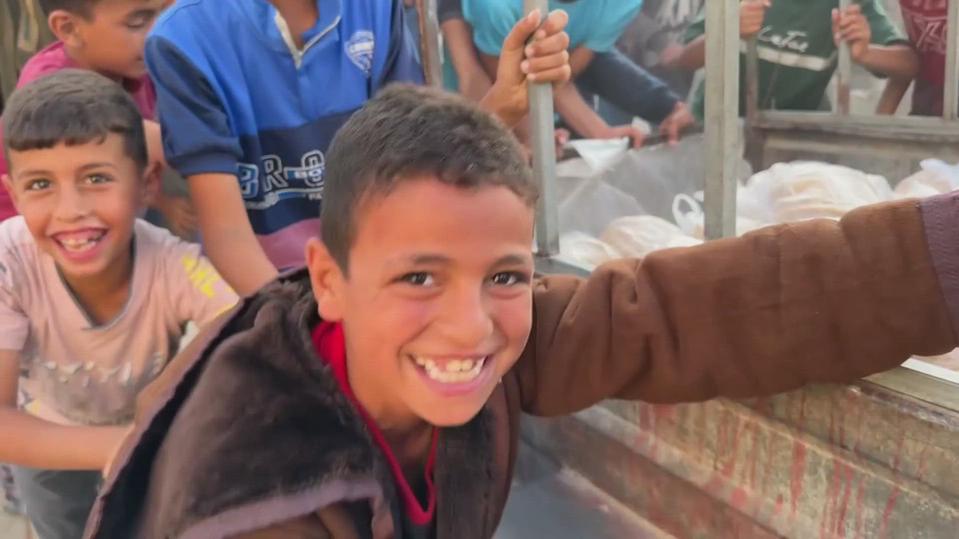 The UN said Gaza needs 500-600 food trucks per day for those suffering. 