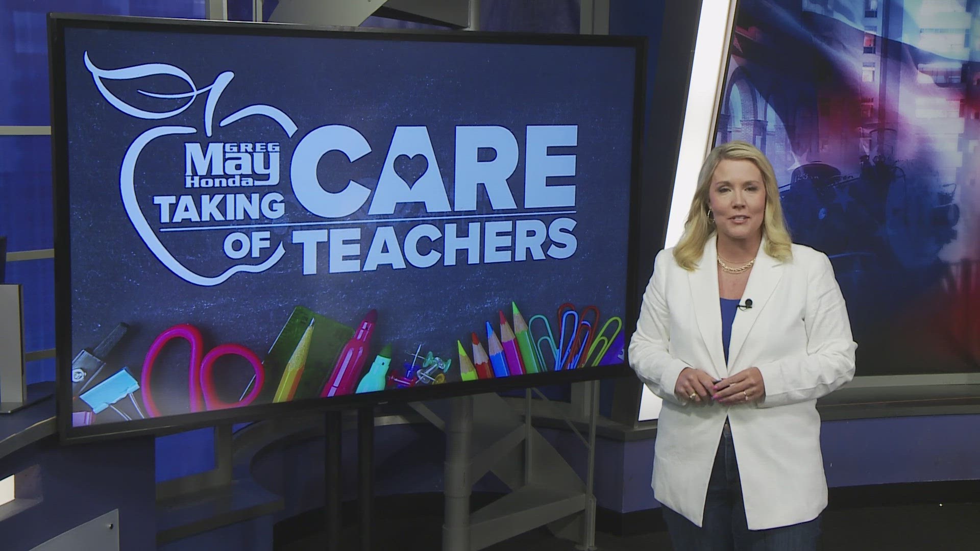 Donate school supplies in Waco, Killeen and Temple for taking care of teachers