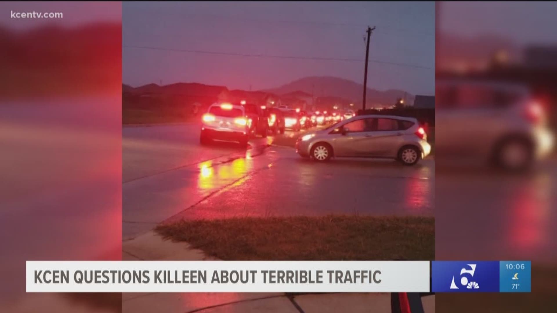 Channel 6 Looks for Answers to the Terrible Traffic in Goodnight Ranch, Killeen
