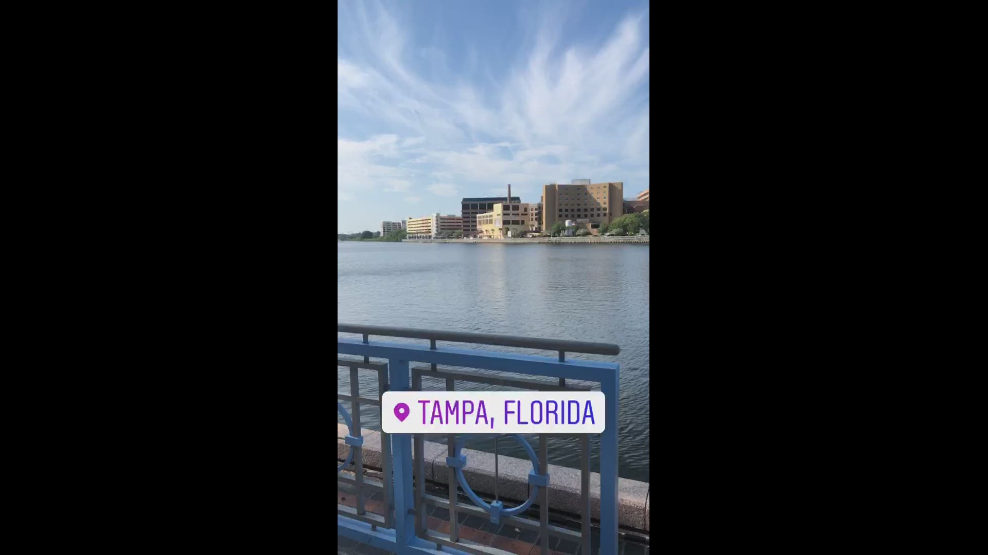 Check out the view in Tampa from Leslie Draffin's Instagram story.