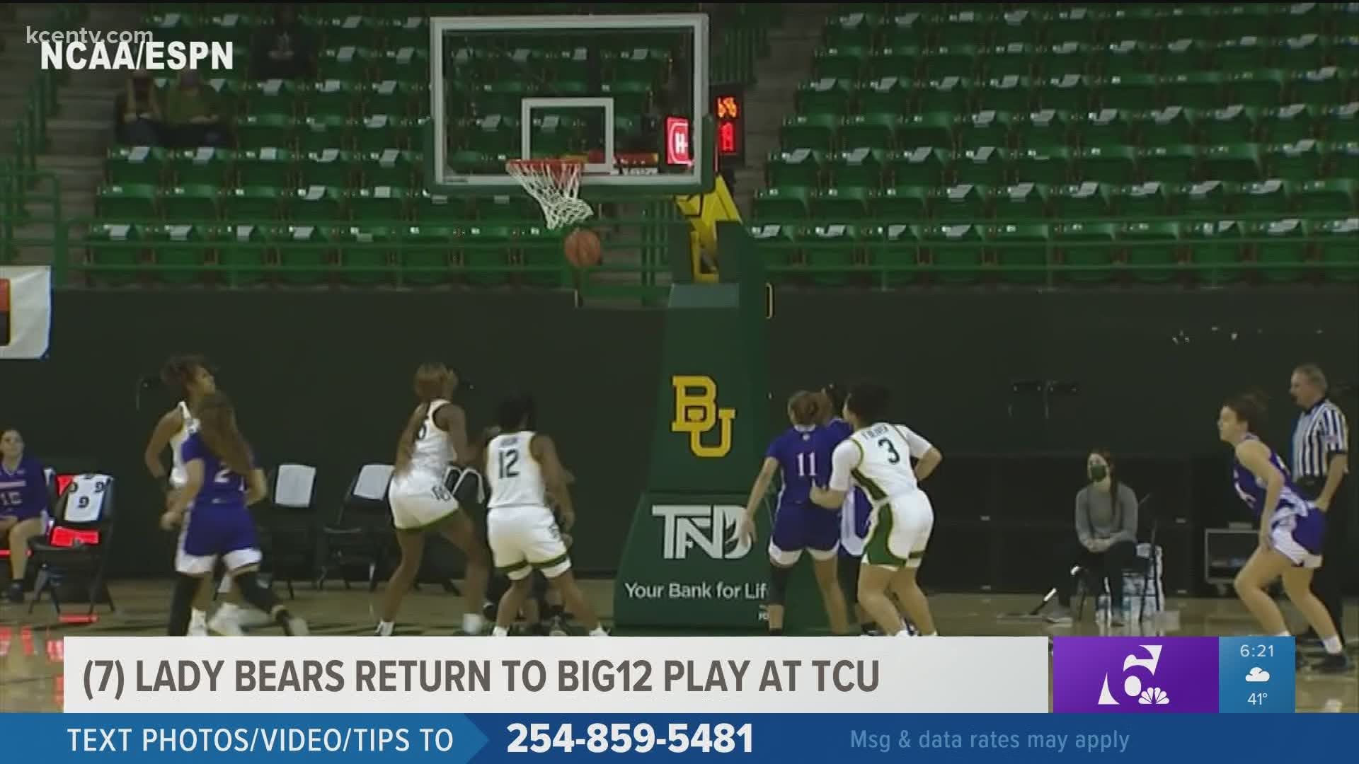 The Lady Bears are kicking off 2021 at TCU against the Horned Frogs - a team they have dominated for nearly 30 years.