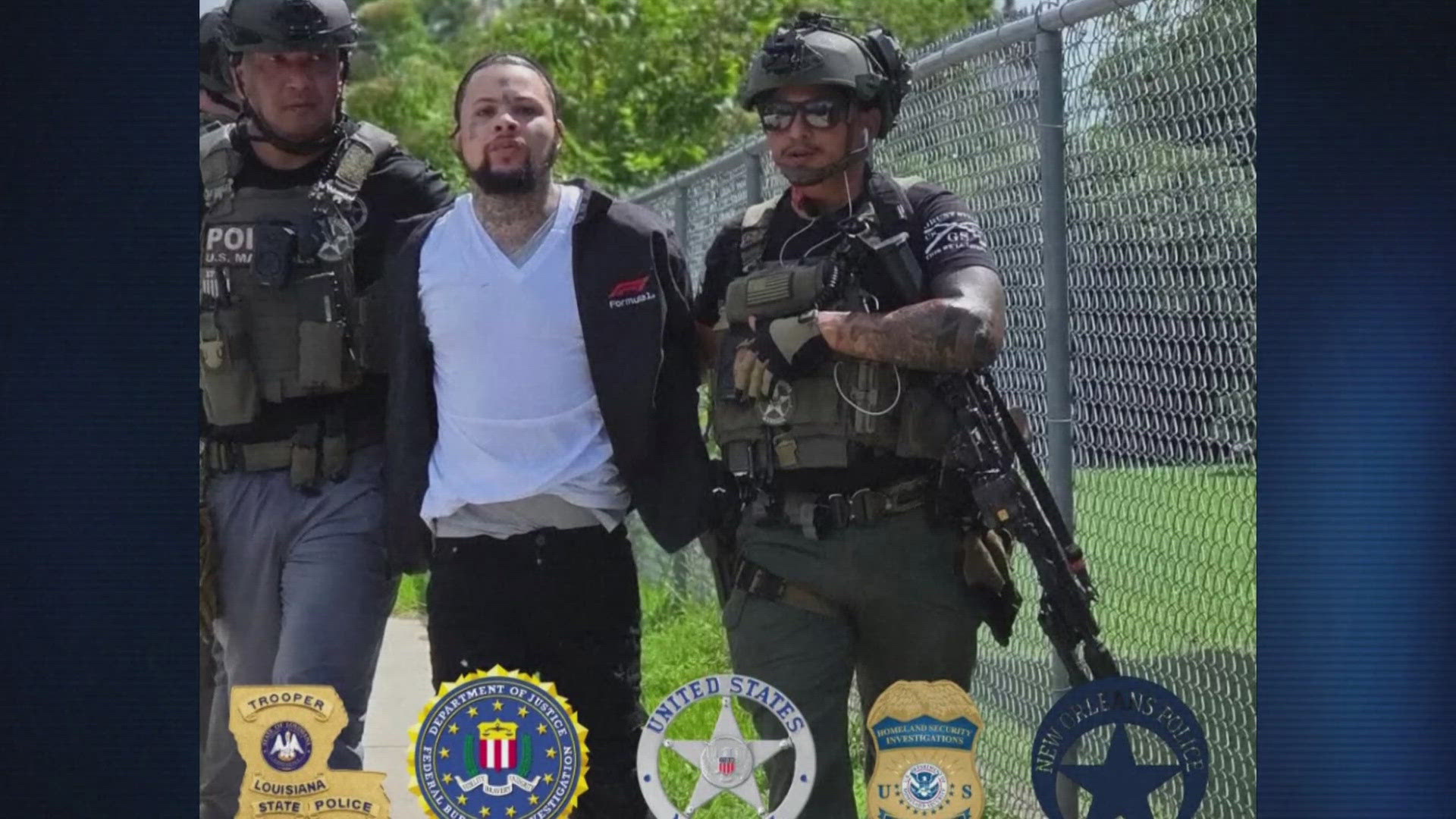 Antoine Massey is one of the 10 inmates who escaped from the New Orleans Parish Jail.