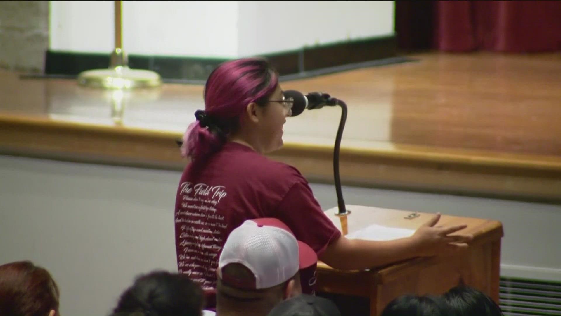 This is the school board's first meeting since the release of the Texas House's report on what happened at Robb Elementary on May 24.