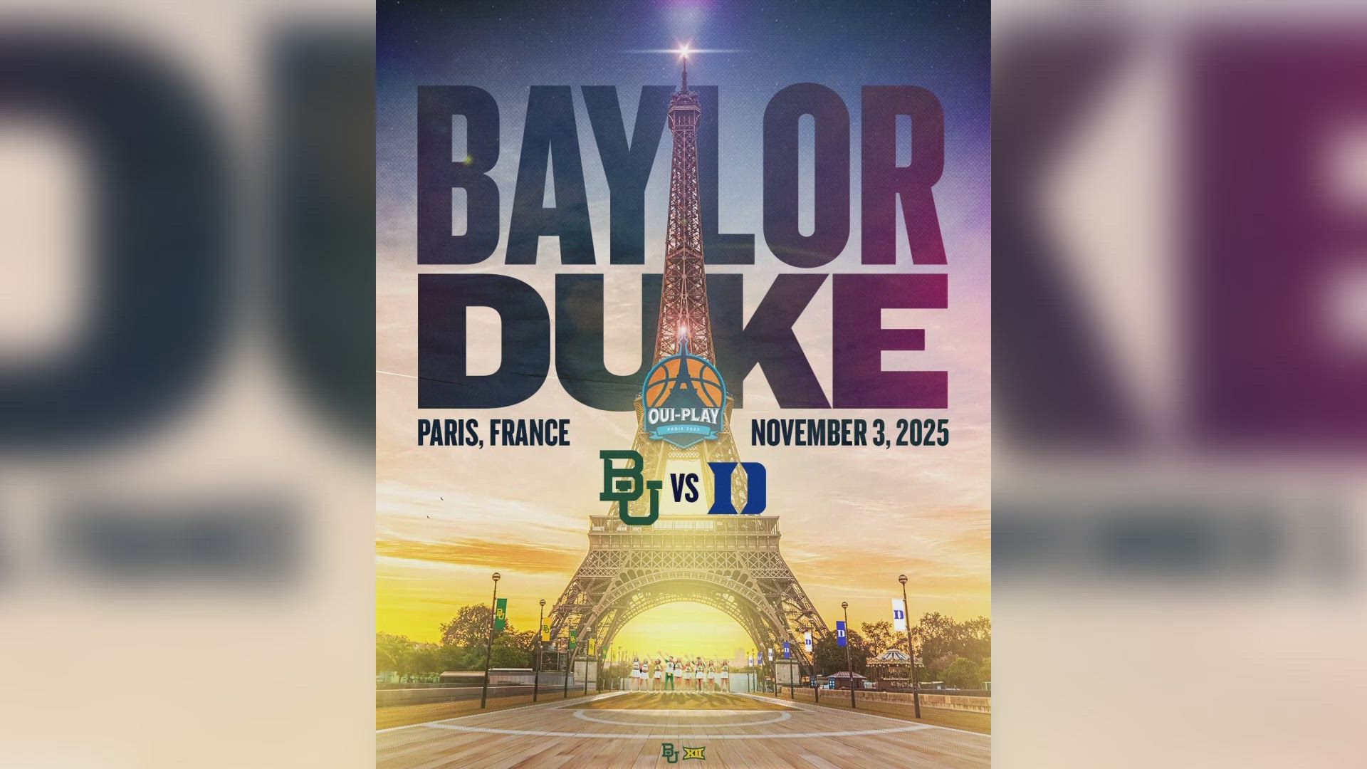 The Bears will take on Duke in Paris to tip off the 2025-26 season.