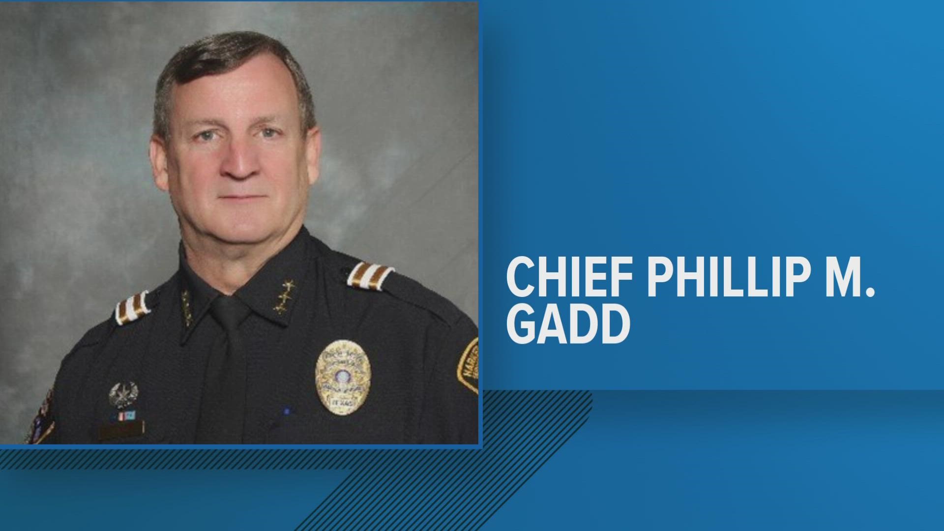 After 30 years serving Central Texas and 45 years in total in law enforcement, Gadd thanked the community and his police department.