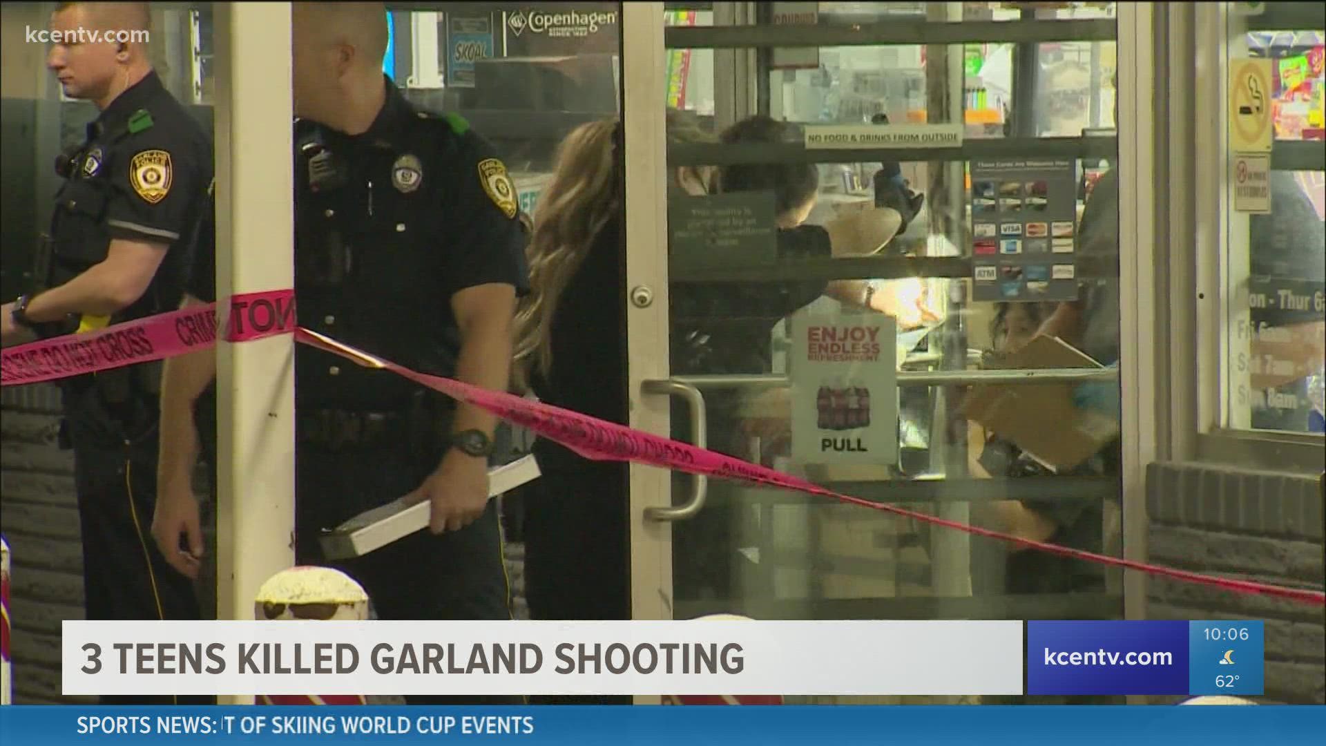 Three teens killed in Garland shooting