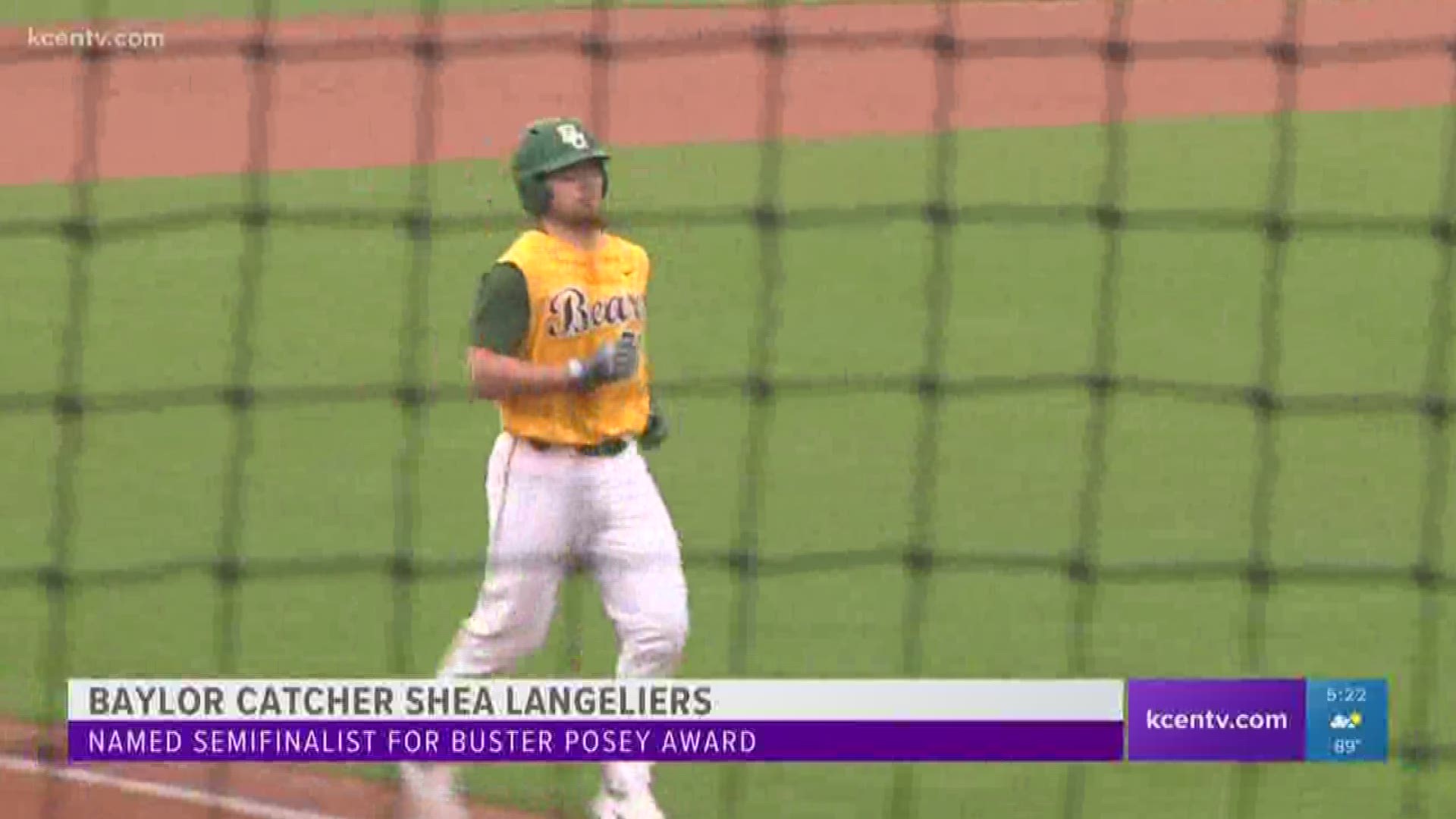 Junior catcher Shea Langelier was named one of the 14 semifinalists for the Buster Posey National collegiate Cather of the Year award.