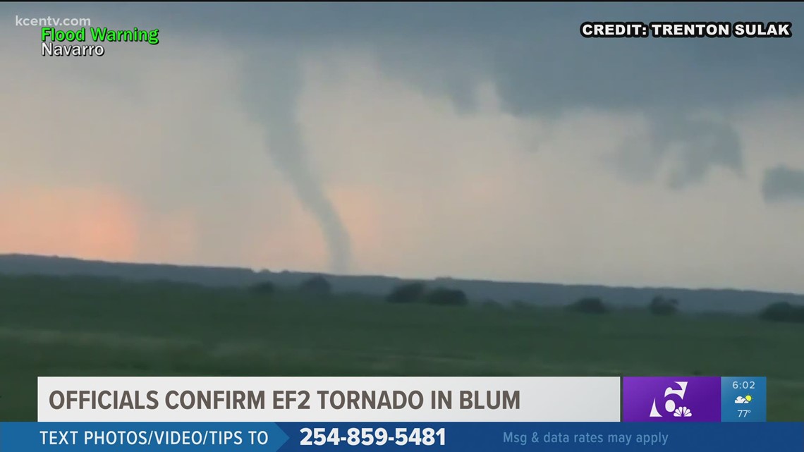 Weather officials confirm EF2 tornado in Blum