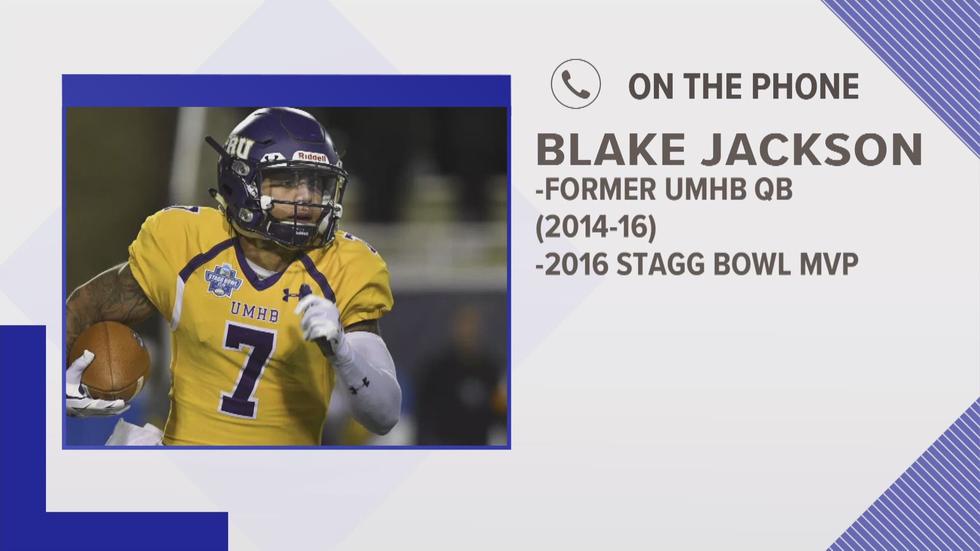 Blake Jackson phone interview