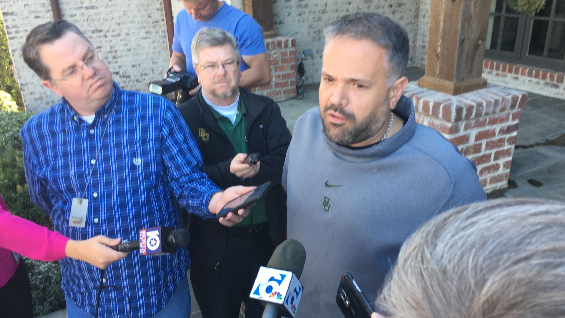 Matt Rhule confirmed to the 6 News sports team he will leave Baylor to coach for the Carolina Panthers