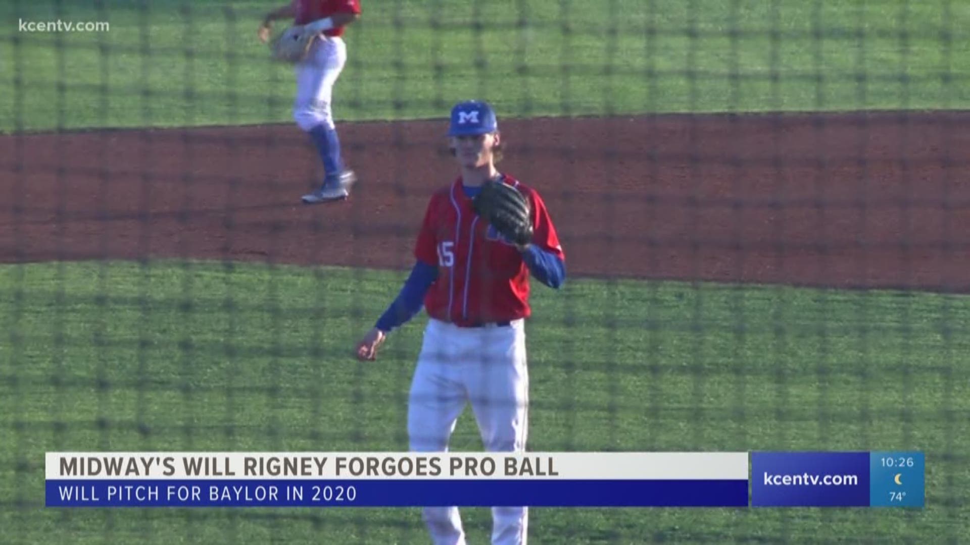 Will Rigney was selected in the MLB Draft, but he decided to play at Baylor next season instead.