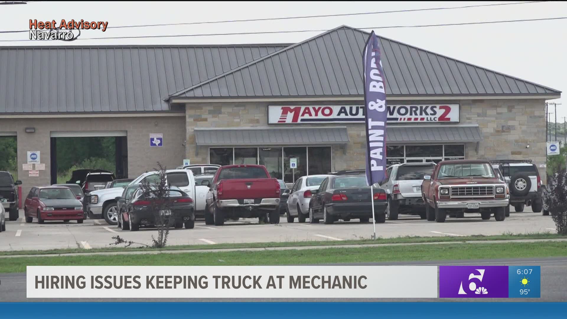 A Killeen woman has been waiting a month to get her truck fixed, and 6 News found out it's due in part to a staffing issues.
