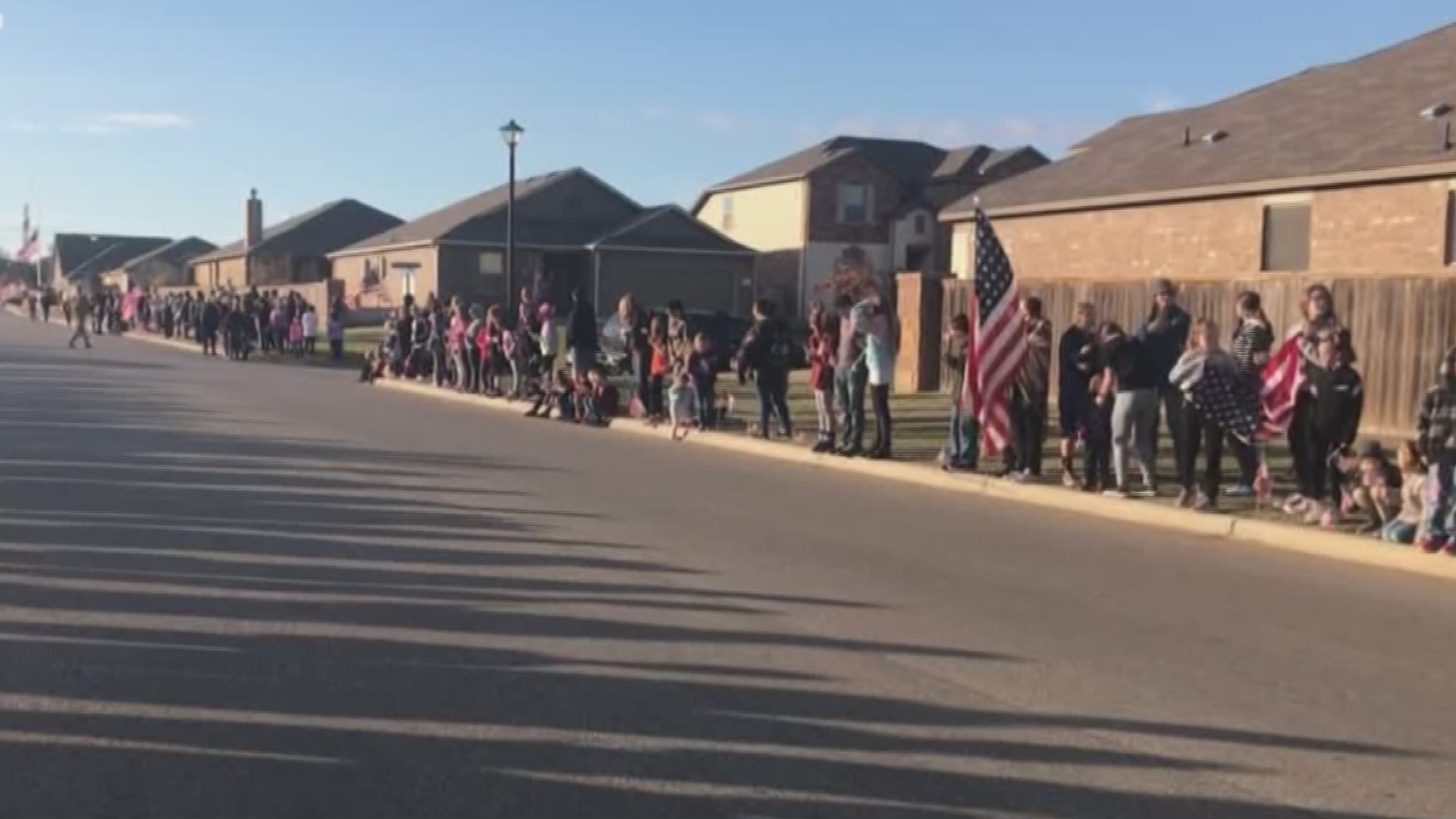The Central Texas community honored two Fort Hood soldiers who were killed in Afghanistan with a special surprise for their widows.