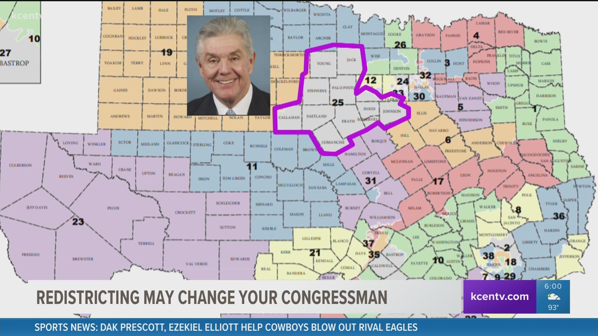 Texas lawmakers are redrawing district lines, which means the person who represents you on Capitol Hill could change.